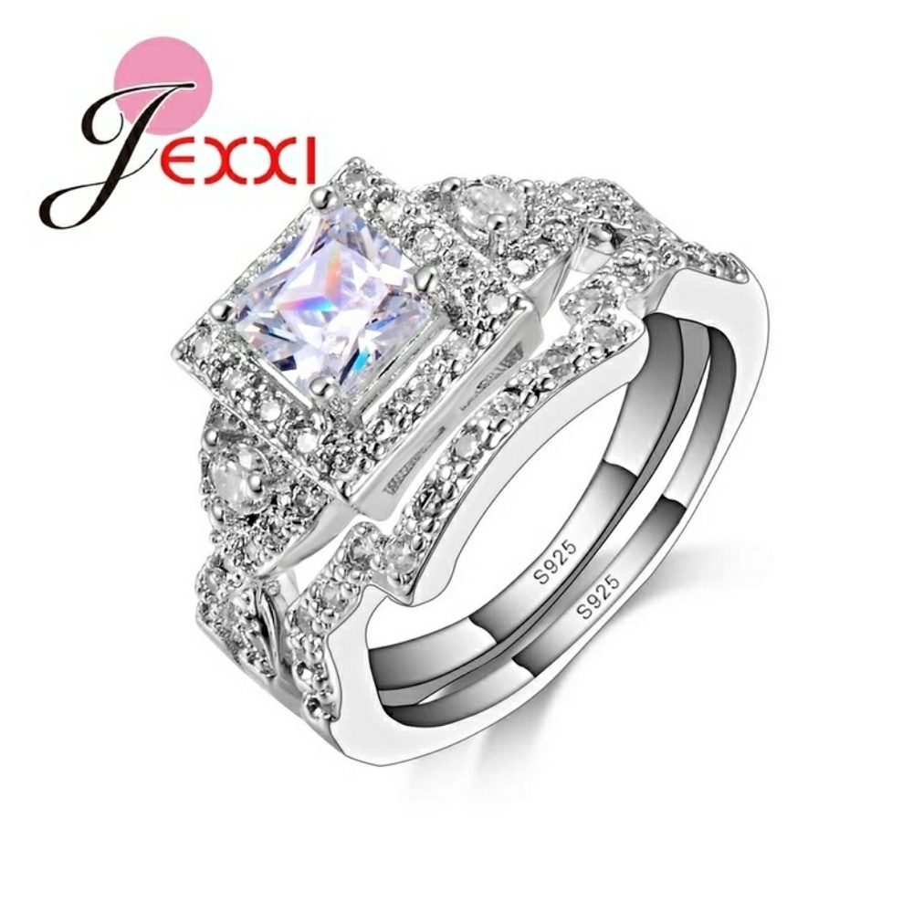 2 pc Roxy engagement ring women size7